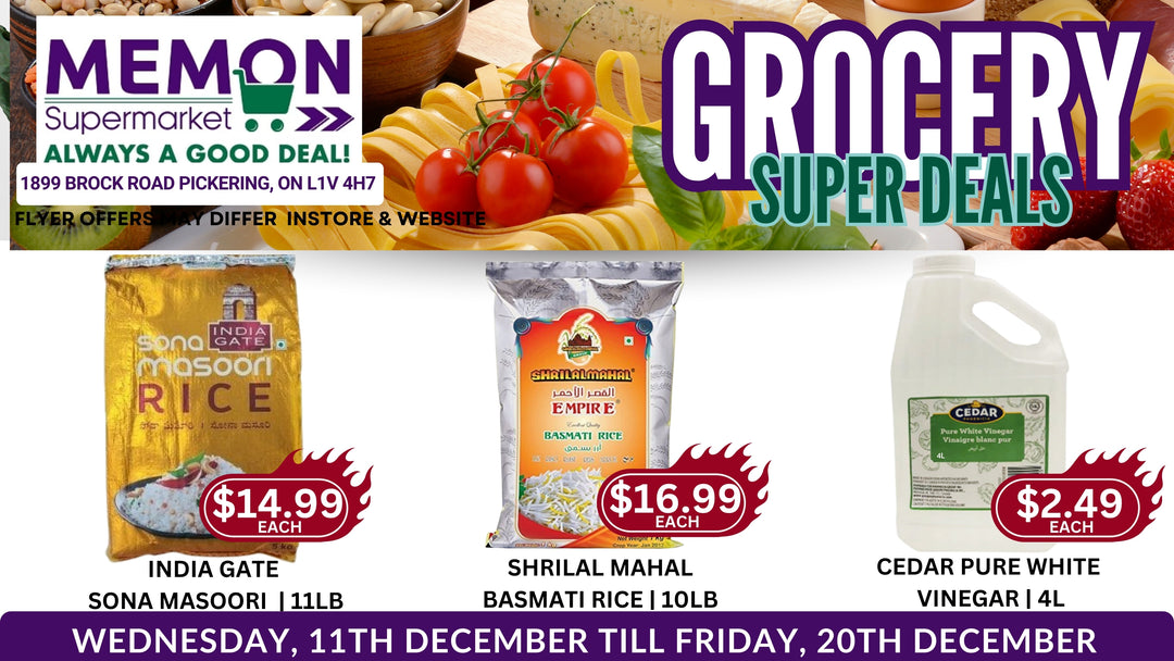 In Store Deals - From Wednesday, 11th December till Friday, 20th December