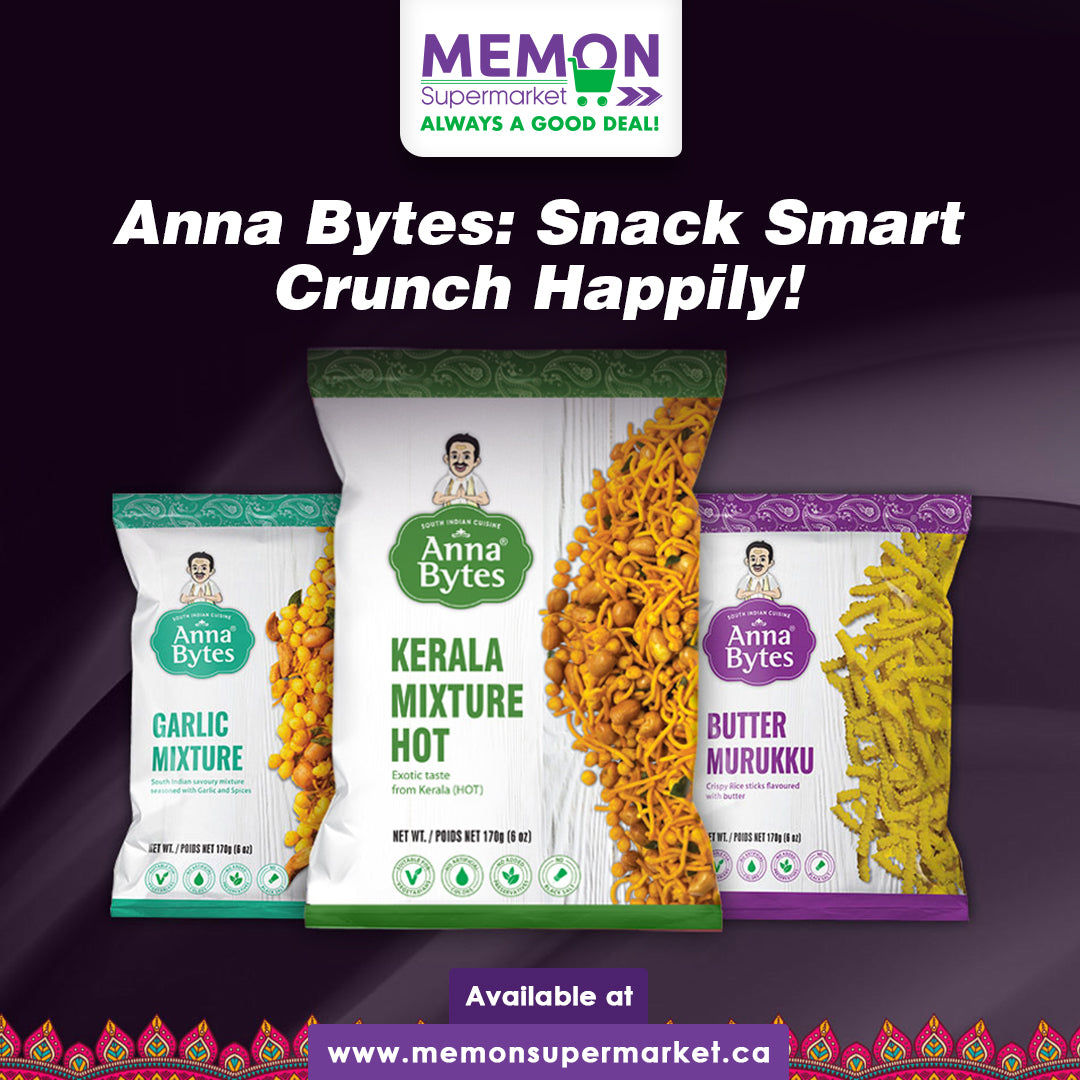 Anna Bytes Snacks Available at Memon Supermarket: Snack Smart, Crunch Happily!