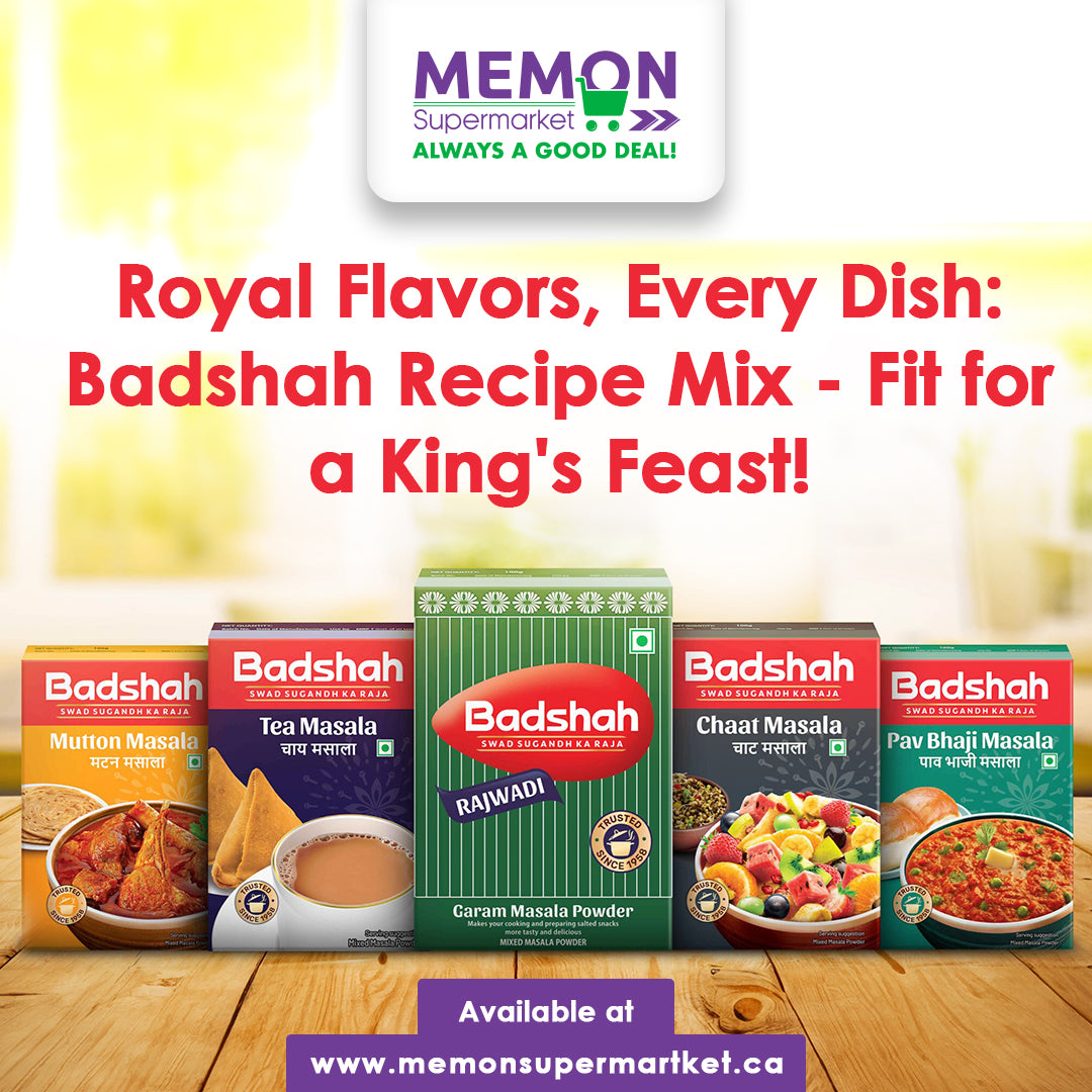 Enhance Your Culinary Creations with Badshah Recipe Mix and Spices at Memon Supermarket