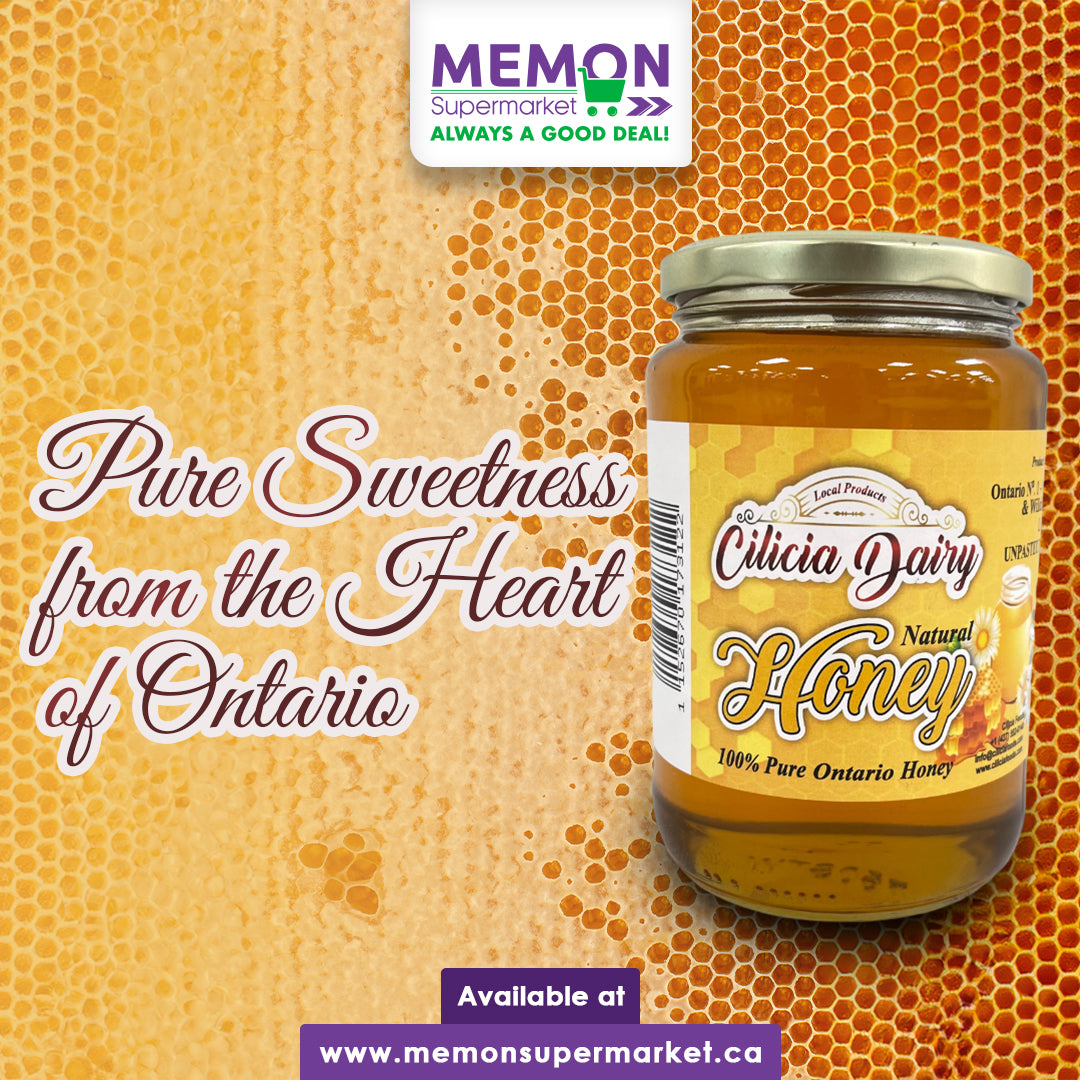 Discover Cilicia Dairy Natural Honey: 100% Pure Ontario Honey at Memon Supermarket