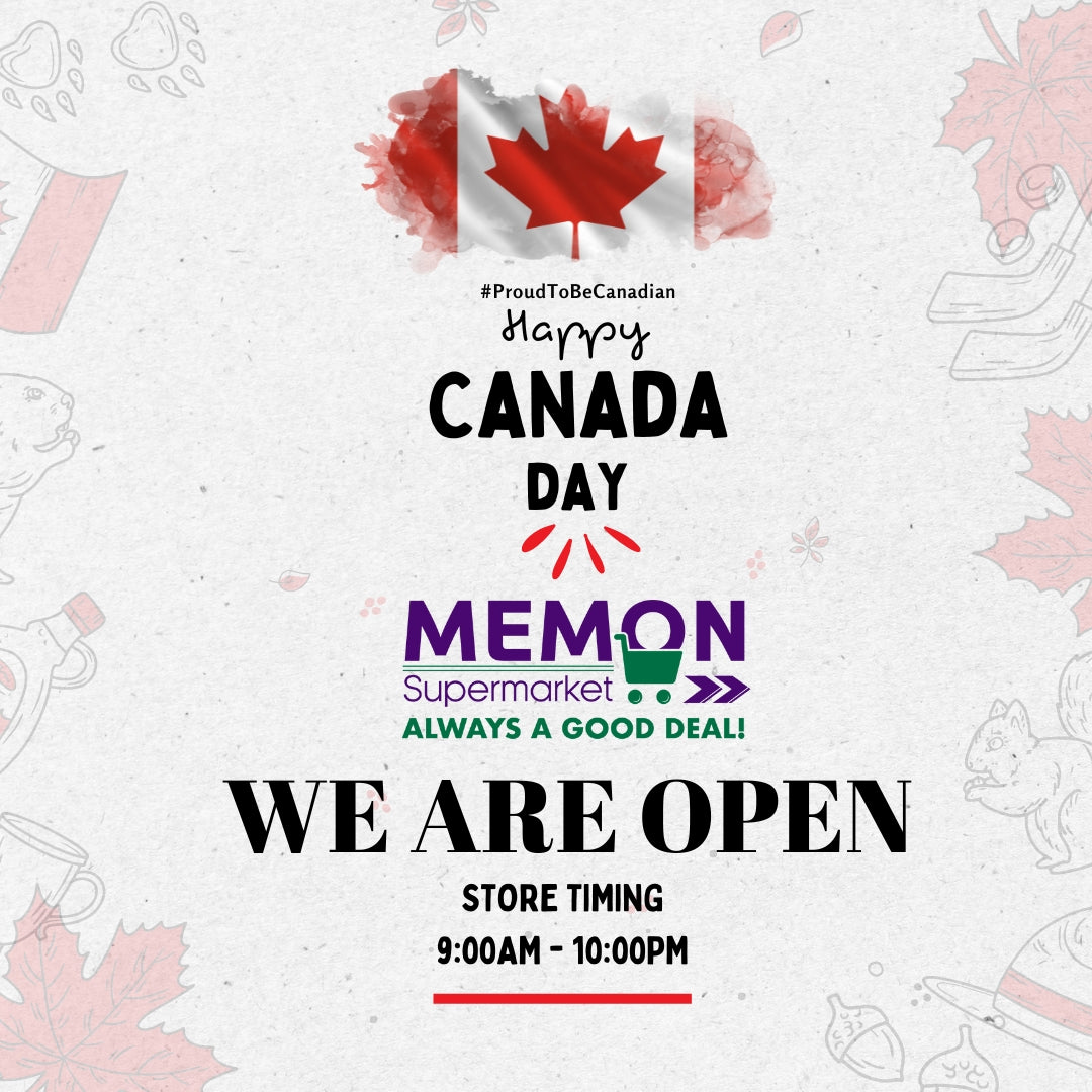 Memon Supermarket: Open on Canada Day!