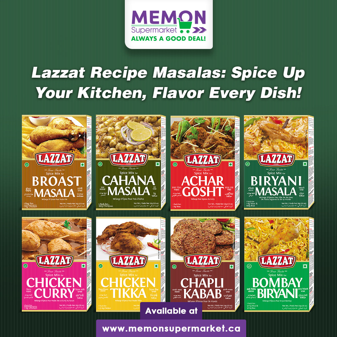 Unlock Authentic Flavors with Lazzat Recipe Masala – Now Available at ...