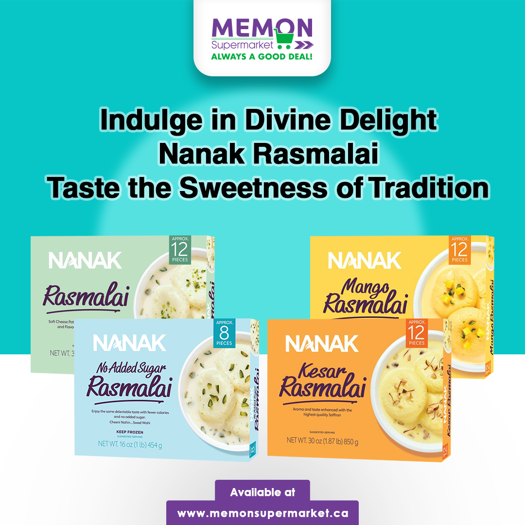 Discover the Authentic Taste of Nanak Ras Malai at Memon Supermarket