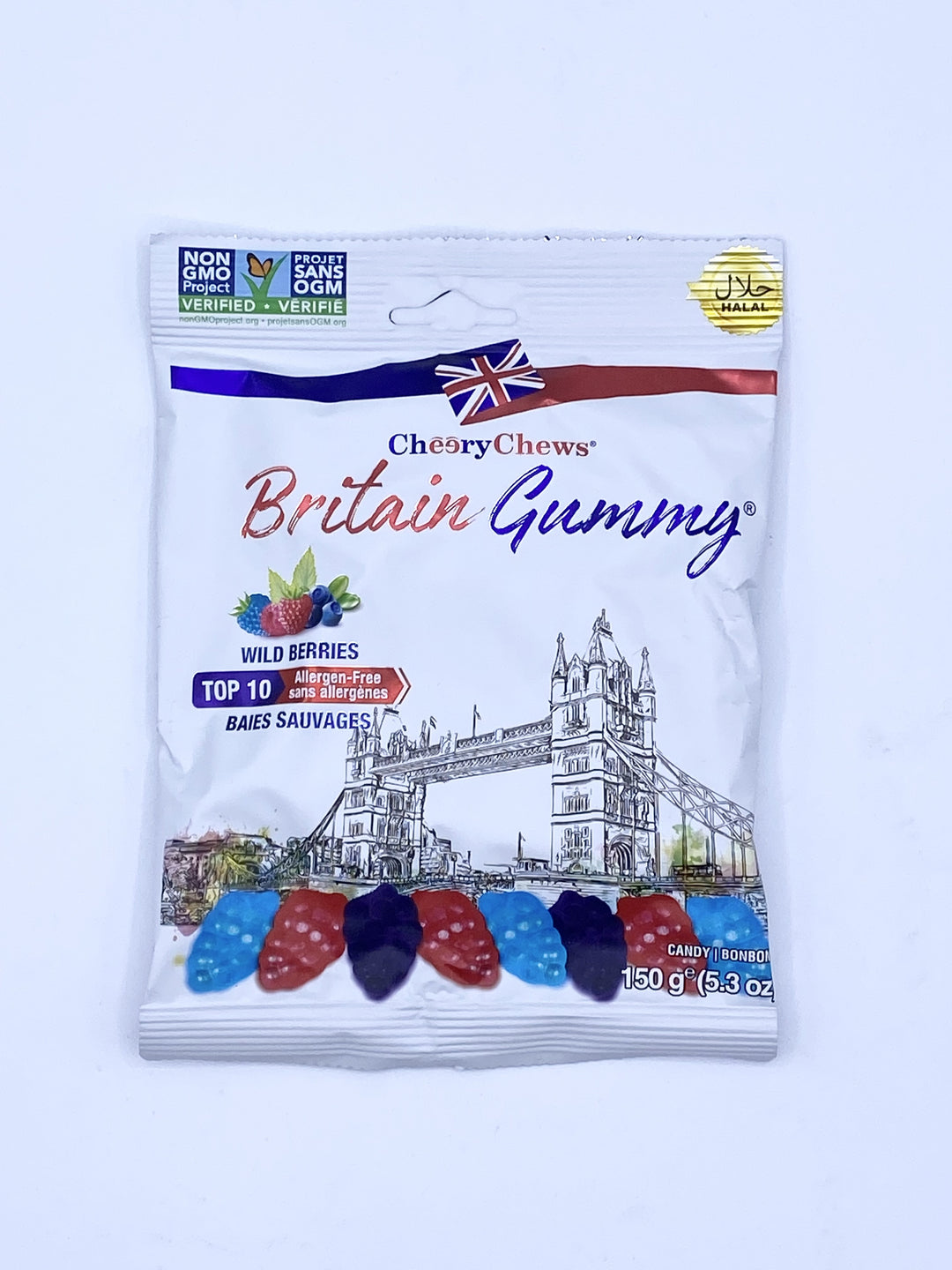 British Gummy Wild Berries 150g