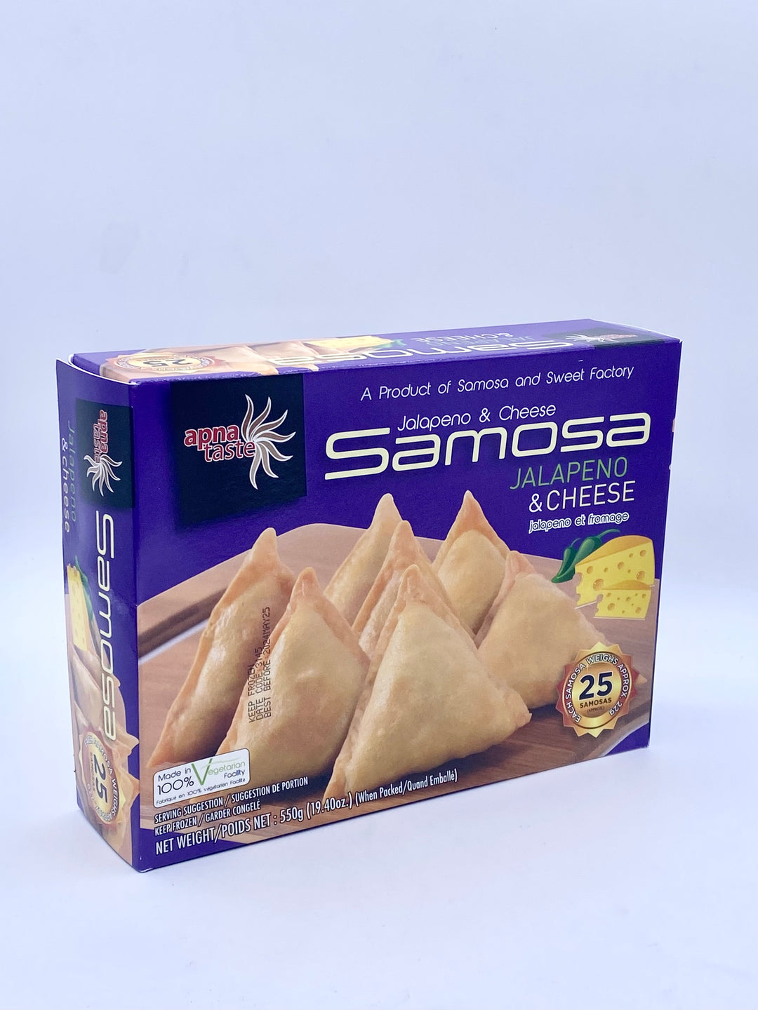 Samosa Sweet Factory Samosa Jalepeno Cheese 550g