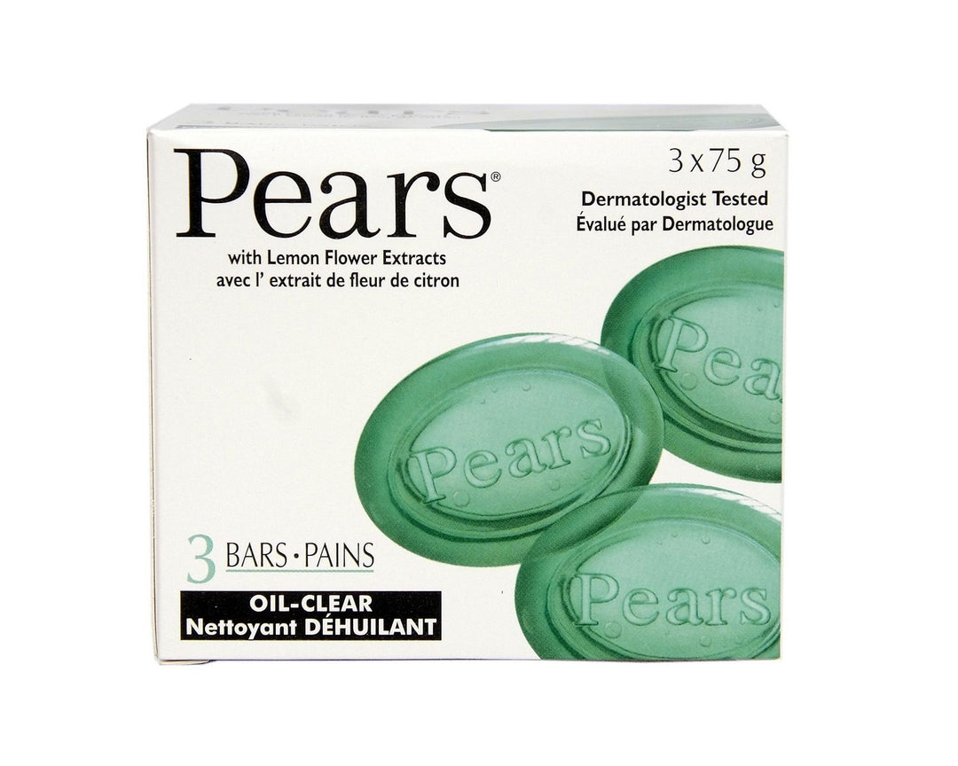 PEARS with Lemon Extracts Bar Green 75g*3