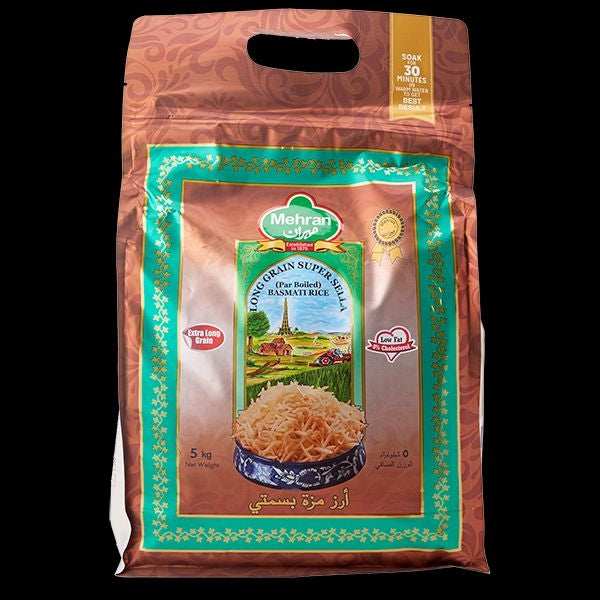 Mehran Long Sella Basmati Rice 10Lb