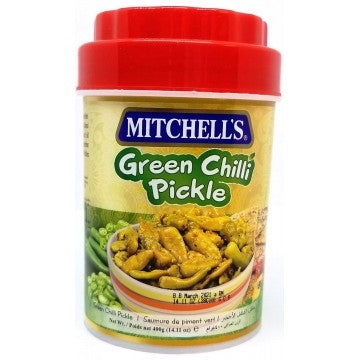 Mitchell's  Green Chilli Pickle 400g