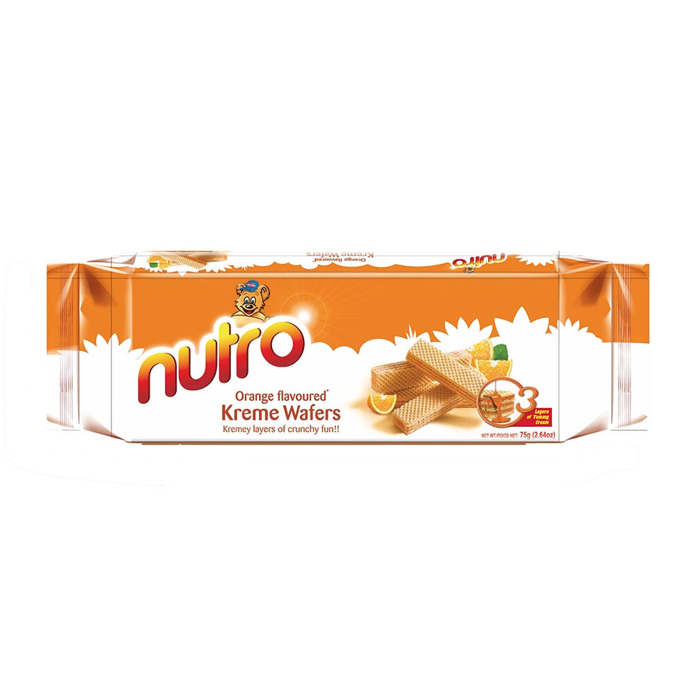 Nutro Kreme Wafers - Orange Flavour